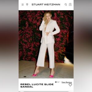 Stuart Weitzman Pink 6.5 Women's Heels